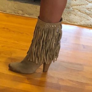 Italian fringe boots